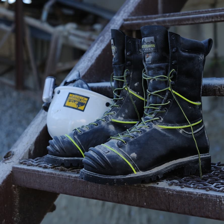 timberland mining boots